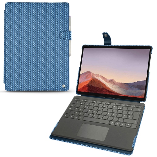 Capa em pele Microsoft Surface Pro XAbaca ishia ( Pantone #395775 ) 