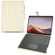 Custodia in pelle Microsoft Surface Pro X - Crocodile milk