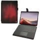Housse cuir Microsoft Surface Pro X - Rouge Patine