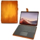 Microsoft Surface Pro X leather case - Orange Patine