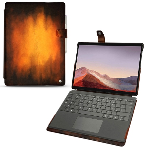 Housse cuir Microsoft Surface Pro XFauve Patine