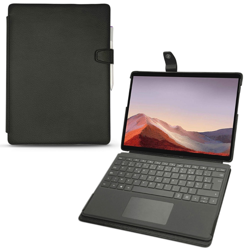Capa em pele Microsoft Surface Pro X - Noir PU