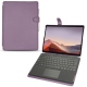 Microsoft Surface Pro X leather case - Lilas PU