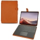 Microsoft Surface Pro X leather case - Orange vibrant
