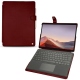 Housse cuir Microsoft Surface Pro X - Rouge Veggie
