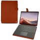 Microsoft Surface Pro X leather case - Orange Veggie