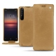 レザーケース Sony Xperia 1 II - Sable vintage ( Roughtcut - Gaucho#57254 ) 