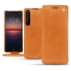 Custodia in pelle Sony Xperia 1 II - Mandarine vintage ( Pantone 165C ) 