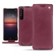 Custodia in pelle Sony Xperia 1 II - Prune vintage ( Pantone 512C ) 