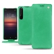 Lederschutzhülle Sony Xperia 1 II - Menthe vintage ( Pantone 562C ) 