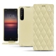 Custodia in pelle Sony Xperia 1 II - Beige - Couture ( Nappa - Pantone 7502C ) 