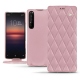 Lederschutzhülle Sony Xperia 1 II - Rose - Couture ( Nappa - Pantone 2365C ) 