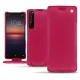 Lederschutzhülle Sony Xperia 1 II - Rose fluo