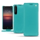 Capa em pele Sony Xperia 1 II - Bleu fluo