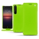 Custodia in pelle Sony Xperia 1 II - Vert fluo