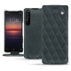 Custodia in pelle Sony Xperia 1 II - Blu marino - Couture