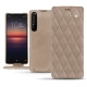 Custodia in pelle Sony Xperia 1 II - Taupe vintage - Couture