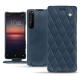 Lederschutzhülle Sony Xperia 1 II - Jean vintage - Couture
