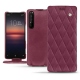 Custodia in pelle Sony Xperia 1 II - Prune vintage - Couture
