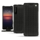Sony Xperia 1 II leather case - Abaca nero