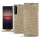 レザーケース Sony Xperia 1 II - Autruche desert