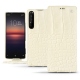 Sony Xperia 1 II leather case - Crocodile milk