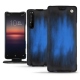 Capa em pele Sony Xperia 1 II - Bleu Patine