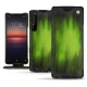Capa em pele Sony Xperia 1 II - Vert Patine