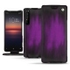 Custodia in pelle Sony Xperia 1 II - Violet Patine