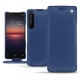 Capa em pele Sony Xperia 1 II - Bleu frisson