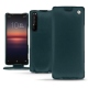 Funda de piel Sony Xperia 1 II - Bleu Veggie