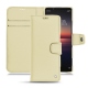 Sony Xperia 1 II leather case - Beige ( Nappa - Pantone 7502C ) 