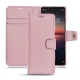 Housse cuir Sony Xperia 1 II - Rose ( Nappa - Pantone 2365C ) 