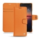 Custodia in pelle Sony Xperia 1 II - Orange ( Nappa - Pantone 1495U ) 