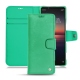 Custodia in pelle Sony Xperia 1 II - Menthe vintage ( Pantone 562C ) 
