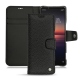 Housse cuir Sony Xperia 1 II - Ebène ( Sleek P C12 - Black ) 