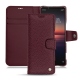 Housse cuir Sony Xperia 1 II - Lie de vin ( Pantone 5115C ) 