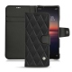 Housse cuir Sony Xperia 1 II - Noir - Couture ( Nappa - Black ) 