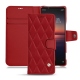 Housse cuir Sony Xperia 1 II - Rouge - Couture ( Nappa - Pantone 199C ) 