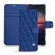 Funda de piel Sony Xperia 1 II - Bleu océan - Couture ( Nappa - Pantone 293C ) 
