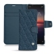 Housse cuir Sony Xperia 1 II - Indigo - Couture ( Pantone 303U ) 