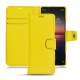 Housse cuir Sony Xperia 1 II - Jaune fluo