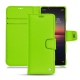 Capa em pele Sony Xperia 1 II - Vert fluo
