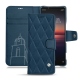 Capa em pele Sony Xperia 1 II - Blu mediterran - Couture