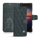 Housse cuir Sony Xperia 1 II - Blu marino - Couture