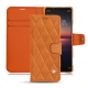 Lederschutzhülle Sony Xperia 1 II - Mandarine vintage - Couture