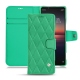 Capa em pele Sony Xperia 1 II - Menthe vintage - Couture