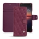 Lederschutzhülle Sony Xperia 1 II - Prune vintage - Couture