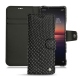 Housse cuir Sony Xperia 1 II - Serpent nero