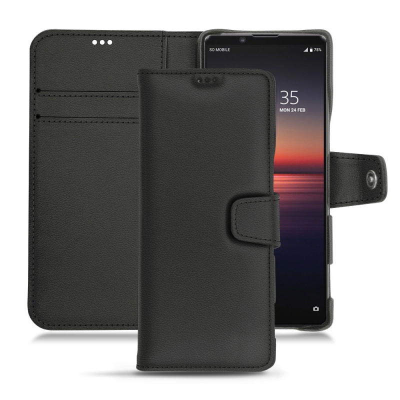 Funda de piel Sony Xperia 1 II - Noir PU
